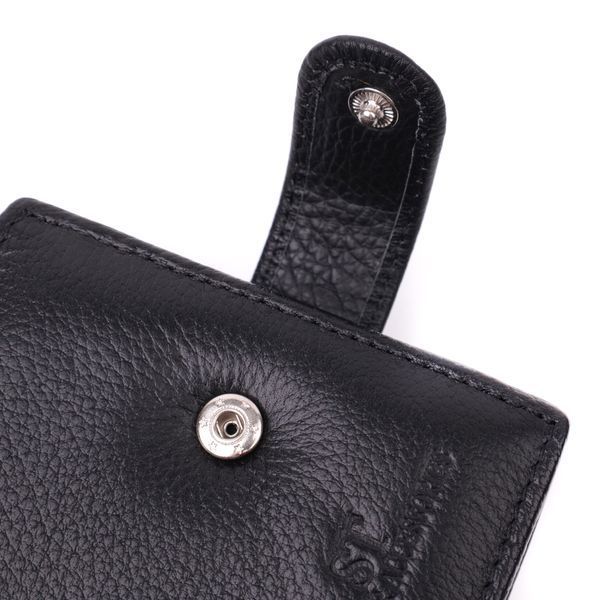 Кошелек для мужчин зручного размера из натуральной кожи ST Leather 22461 Чёрный 22461 фото