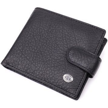 Мужской кошелек зручного размера ST Leather 22471 Чёрный 22471 фото