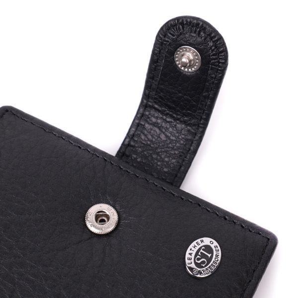 Чоловічий гаманець зручного розміру ST Leather 22471 Чорний 22471 фото