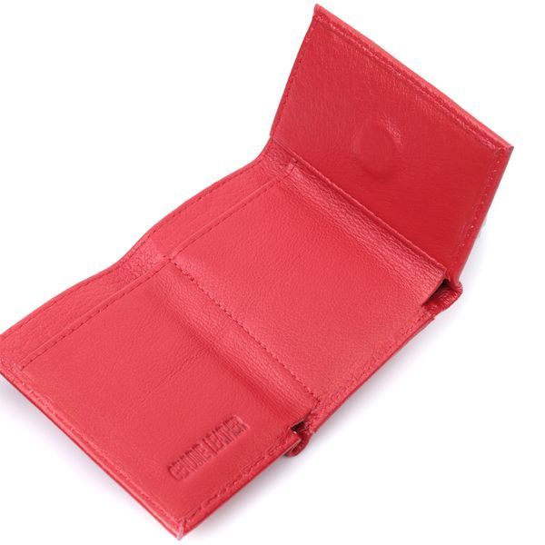 Маленький зручний гаманець з монетницею із натуральної шкіри ST Leather 22741 Червоний 22741 фото
