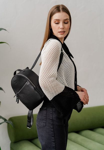Шкіряний рюкзак Groove S чорний TW-Groove-S-black фото