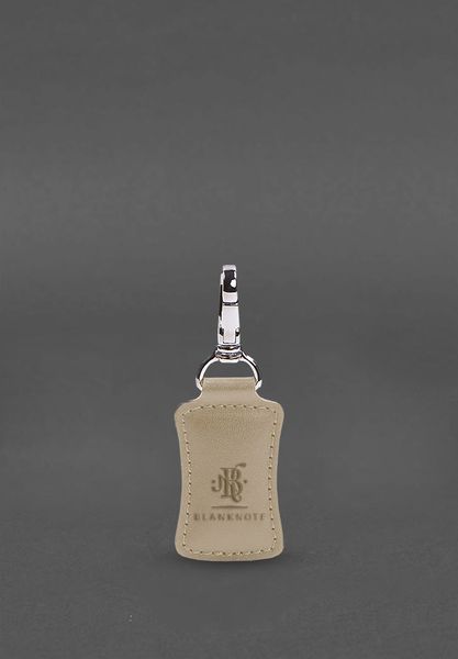 Шкіряний брелок Premium Світло-бежевий BN-BK15-light-beige фото