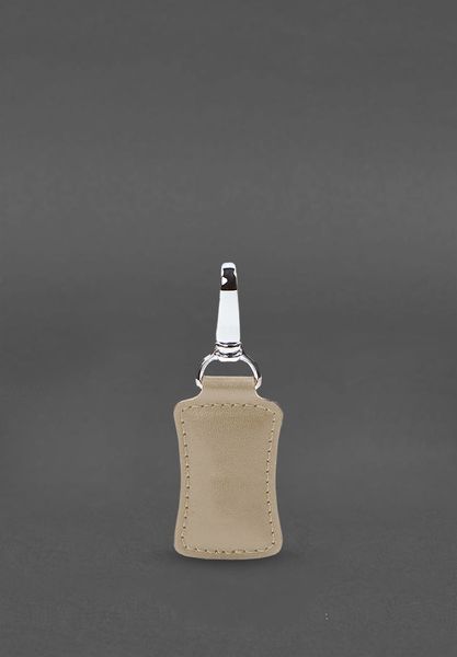 Шкіряний брелок Premium Світло-бежевий BN-BK15-light-beige фото