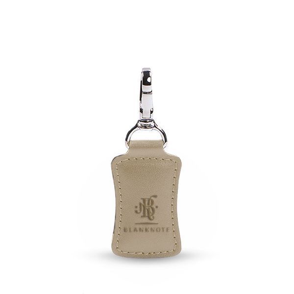 Шкіряний брелок Premium Світло-бежевий BN-BK15-light-beige фото