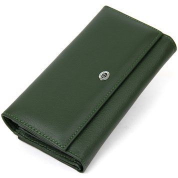 Оригинальный женский кошелек ST Leather&nbsp;19389 Зеленый 19389 фото