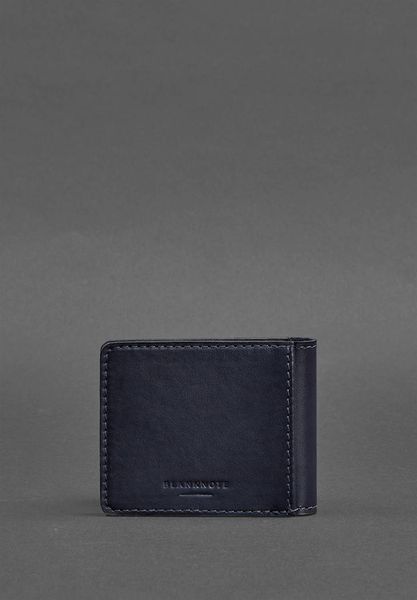Кожаная обложка для удостоверения с гербом тёмно-синяя BN-IDC-2-navy-blue фото
