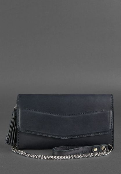 Кожаная женская сумка Элис синяя crazy horse BN-BAG-7-nn фото