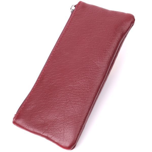 Шкіряна ключниця на блискавці ST Leather 22558 Бордовий 22558 фото