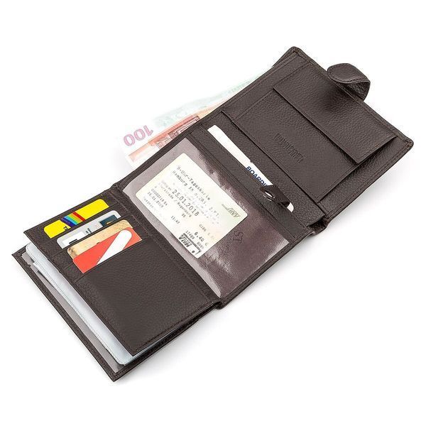 Кошелек мужской вертикальный ST Leather 18331 Коричневый 18331 фото
