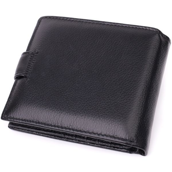 Горизонтальный кошелек для мужчин из натуральной кожи ST Leather 22465 Чёрный 22465 фото