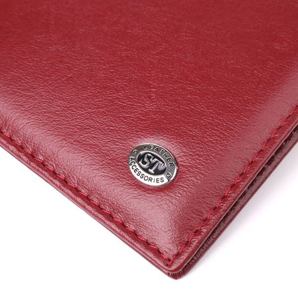 Обложка на паспорт универсального формата из натуральной кожи ST Leather 23079 Чёрный 23079 фото