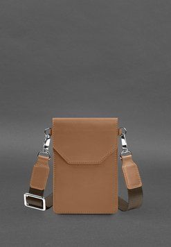 Кожаная сумка-чехол для телефона maxi Карамель BN-GC-31-maxi-caramel фото
