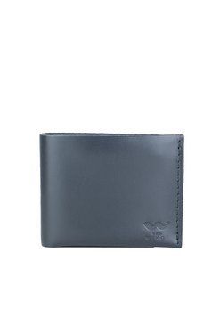 Шкіряний гаманець Mini синій TW-PM-1-dark-blue фото
