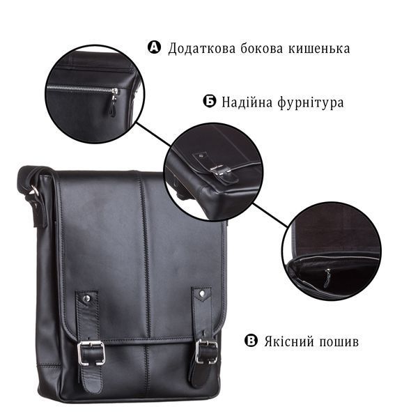 Сумка мужская SHVIGEL 11040 Черная 11040 фото