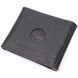Кожаный зажим для денег с держателем для Apple AirTag GRANDE PELLE 11617 Чёрный 11617 фото 2