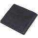 Матовое мужское винтажное портмоне Shvigel 16453 Чёрный 16453 фото 2