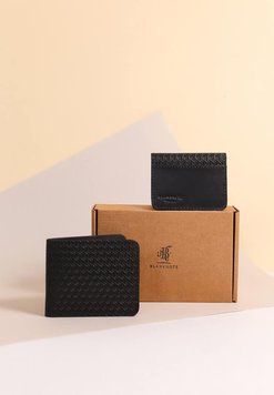 Мужской подарочный набор кожаных аксессуаров Цюрих BN-set-access-25-g-karbon фото