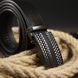 Ремень мужской с автоматической пряжкой мозаика Vintage 20299 Чёрный 20299 фото 9