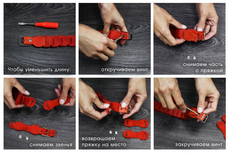 Жіночий шкіряний бохо-ремінь кораловий BN-BELT-1-coral фото