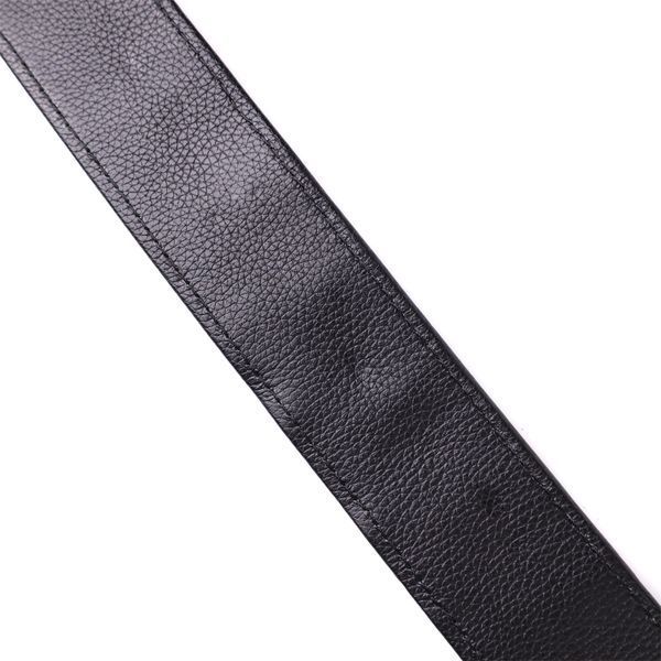 Ремінь класика з натуральної шкіри крокодила CROCODILE LEATHER 18018 Чорний 18018 фото