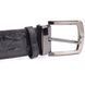 Ремінь класика з натуральної шкіри крокодила CROCODILE LEATHER 18018 Чорний 18018 фото 8