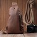 Женская сумка из одной лямкой через плечо из крупнозернистой экокожи Vintage 22764 Коричневый 22764 фото 10