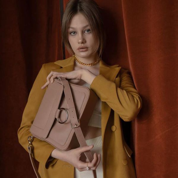 Жіноча шкіряна сумка Jessie карамель краст TW-Jessie-caramel фото