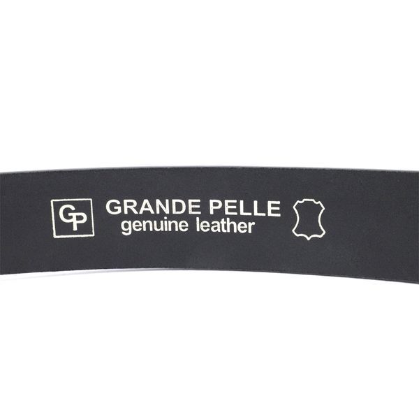 Ремень под джинсы из натуральной кожи GRANDE PELLE 11683 Чёрный 11683 фото