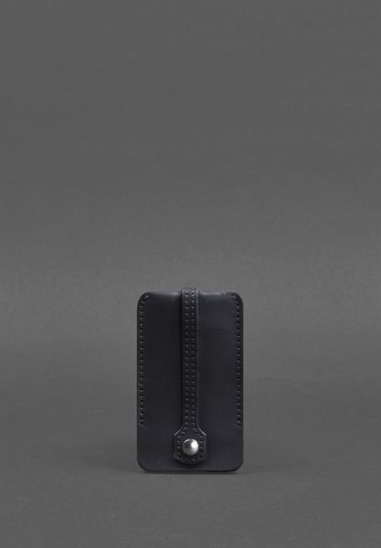 Кожаная ключница 1.0 темно-синий Краст BN-KL-1-navy-blue фото