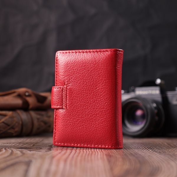 Візитниця з натуральної шкіри ST Leather 22470 Червоний 22470 фото