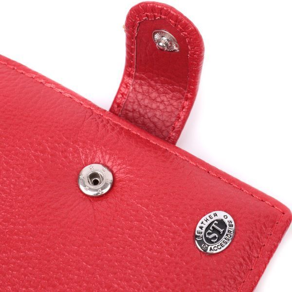 Візитниця з натуральної шкіри ST Leather 22470 Червоний 22470 фото